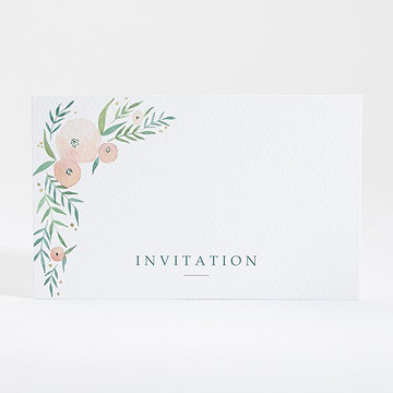 Carton d'invitation mariage printemps! - Dos du carton