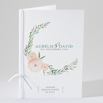 Livret de messe mariage printemps!