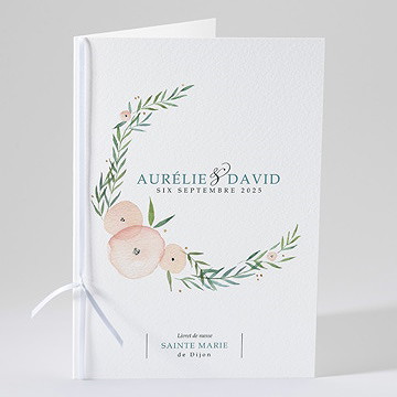 Livret de messe mariage printemps!