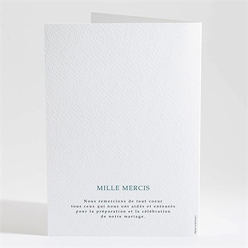 Livret de messe mariage printemps! - Dos du livret