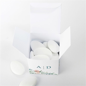 Boîte de dragées mariage printemps! - Intérieur de la boîte