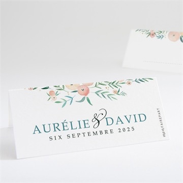 Marque-place mariage printemps!