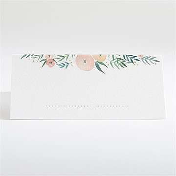 Marque-place mariage printemps! - Dos du marque-place