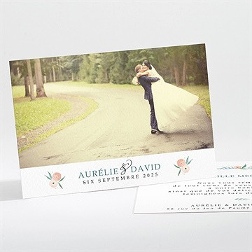 Remerciement mariage printemps!