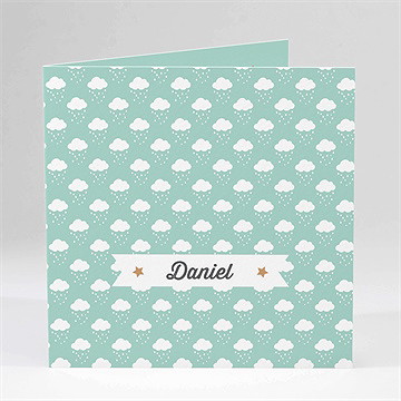 Faire-part naissance nos petits nuages