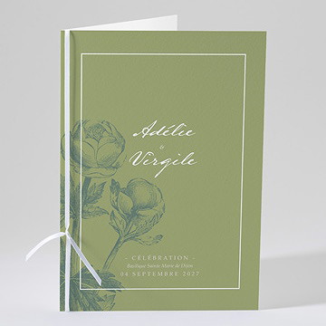 Livret de messe mariage intemporel