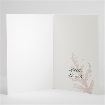 Livret de messe mariage intemporel - Intérieur du livret