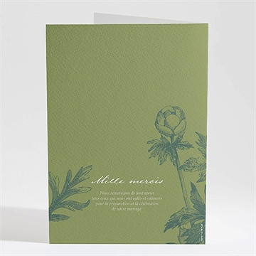 Livret de messe mariage intemporel - Dos du livret