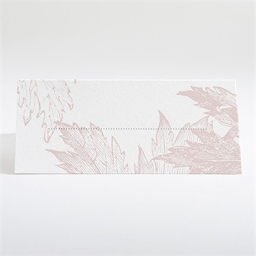 Marque-place mariage intemporel - Dos du marque-place