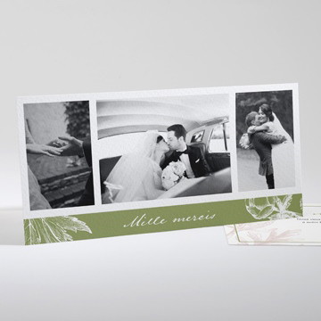 Remerciement mariage intemporel