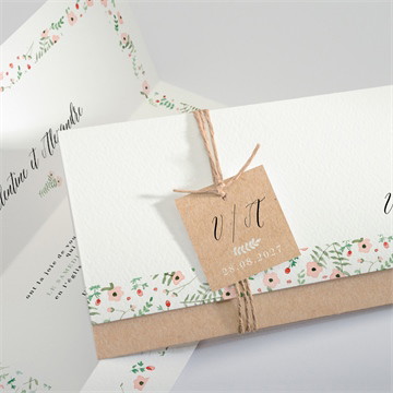 Faire-part mariage fraicheur d'été