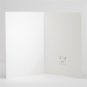 Livret de messe mariage fraicheur d'été - Intérieur du livret