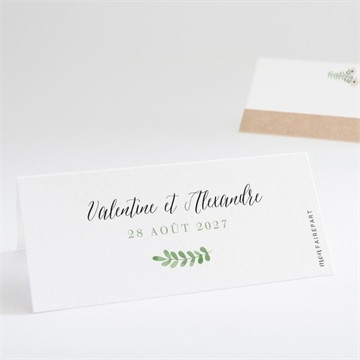 Marque-place mariage fraicheur d'été