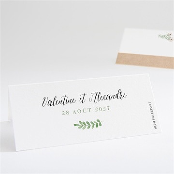 Marque-place mariage fraicheur d'été