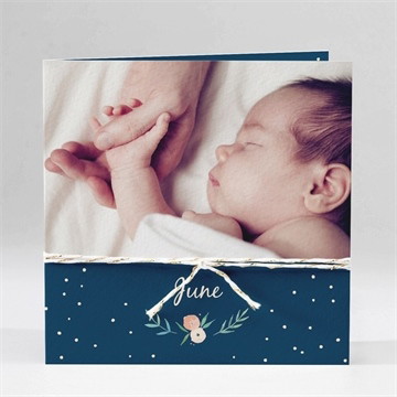 Faire-part naissance belle photo