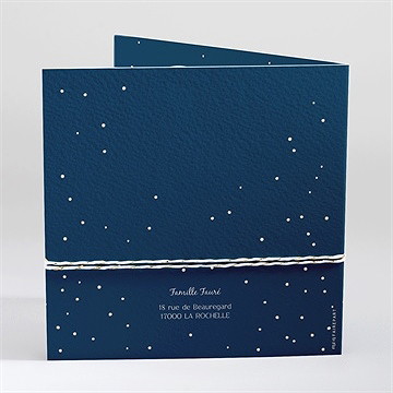 Faire-part naissance belle photo - Dos du faire-part