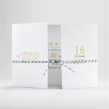 Faire-part mariage doux plaisir