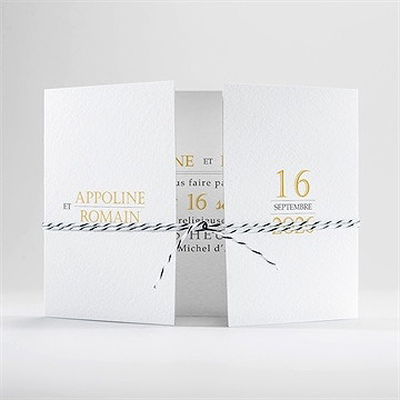 Faire-part mariage doux plaisir