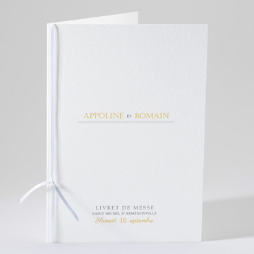 Livret de messe mariage doux plaisir