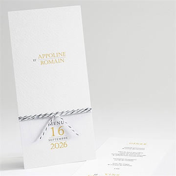 Menu mariage doux plaisir