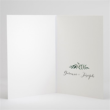 Livret de messe mariage jolis coquelicots - Intérieur du livret