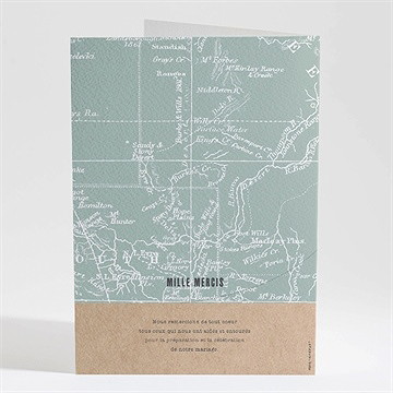 Livret de messe mariage voyage voyage - Dos du livret