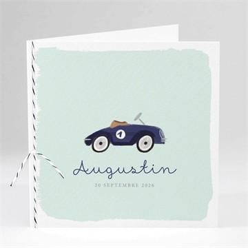 Faire-part naissance ma petite voiture vintage