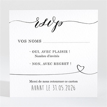 Carton réponse mariage dis moi oui!