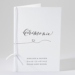 Livret de messe mariage dis moi oui!