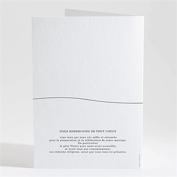 Livret de messe mariage dis moi oui! - Dos du livret