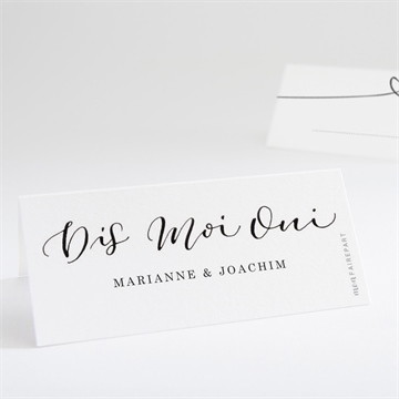 Marque-place mariage dis moi oui!