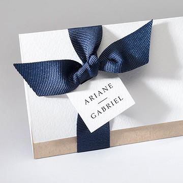 Faire-part mariage douce harmonie - Détail du faire-part