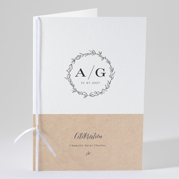 Livret de messe mariage douce harmonie