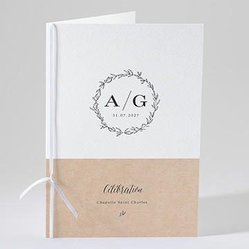 Livret de messe mariage douce harmonie