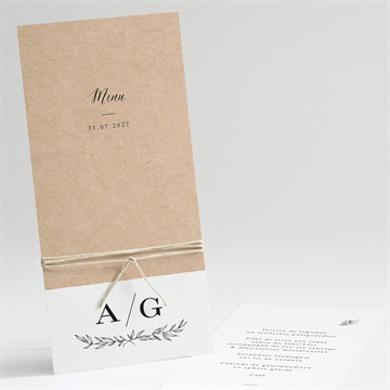 Menu mariage douce harmonie