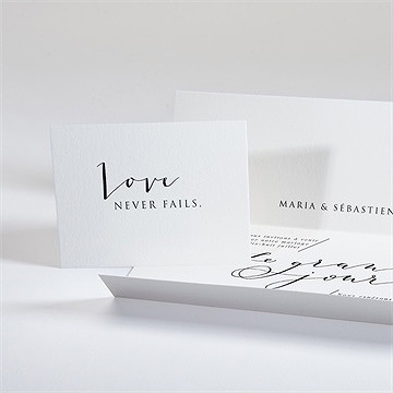 Faire-part mariage elle a dit oui - Intérieur du faire-part