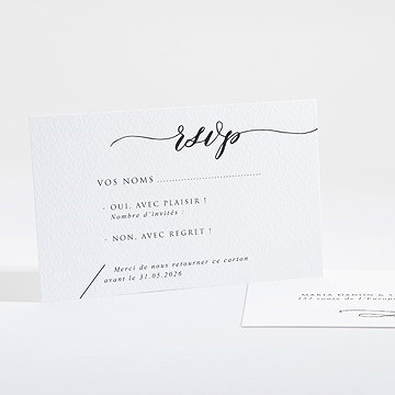 Carton réponse mariage elle a dit oui
