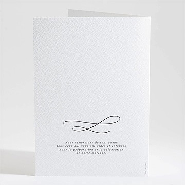 Livret de messe mariage elle a dit oui - Dos du livret