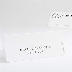 Marque-place mariage elle a dit oui