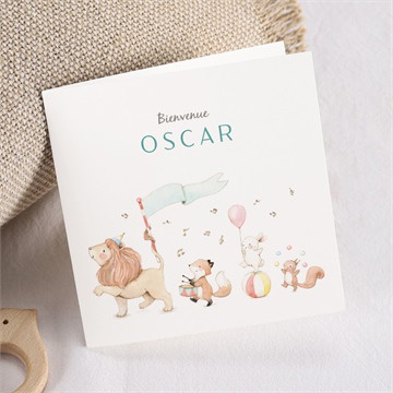 Faire-part naissance la fanfare!