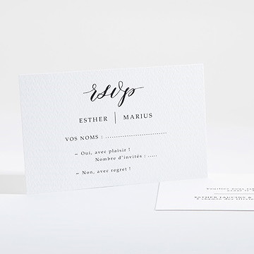 Carton réponse mariage liés pour toujours