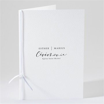 Livret de messe mariage liés pour toujours