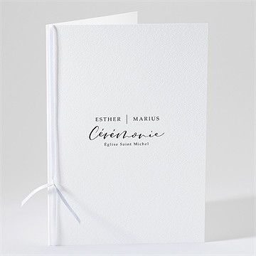 Livret de messe mariage liés pour toujours