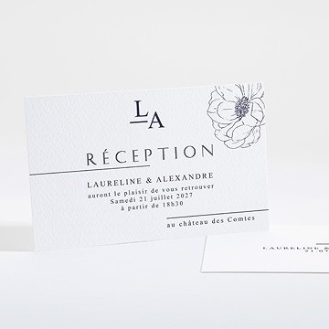 Carton d'invitation mariage chic et moderne