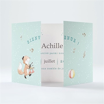 Faire-part naissance ma jolie fanfare