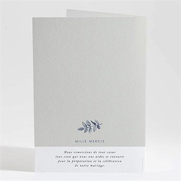 Livret de messe mariage esperluette - Dos du livret