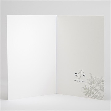 Livret de messe mariage esperluette - Intérieur du livret