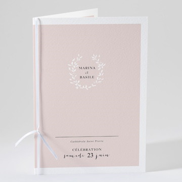 Livret de messe mariage médaillon