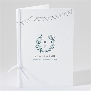 Livret de messe mariage belle couronne