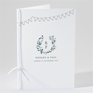 Livret de messe mariage belle couronne